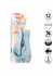 Azure Collection Contoured G Vibrating Massager, 12 Modes, Blue