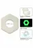 Alpha Glow-In-The-Dark Liquid Silicone Hexagonal Support Ring