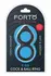 FORTO F-88 Double Ring Black Premium Silicone Support System