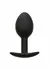 CalExotics Weighted Silicone Plug 16.3g Ergonomic Intimate Trainer Black