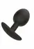 CalExotics Weighted Silicone Plug 16.3g Ergonomic Intimate Trainer Black