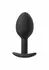 CalExotics Weighted Silicone Plug 16.3g Ergonomic Intimate Trainer Black