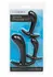 CalExotics Silicone Prostate Kit 3-Piece Set with Pull Handles Black