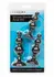 CalExotics Silicone Beaded Anal Kit 3-Piece Graduated Set Black