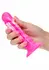 Twisted Love Twisted Ribbed Probe Liquid Silicone Flexible Black 17 cm