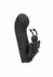 Raven Butterfly Mini Dual Massager - Compact Curved Design, Black