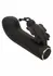 Raven Butterfly Mini Dual Massager - Compact Curved Design, Black