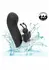 Raven Butterfly Mini Dual Massager - Compact Curved Design, Black