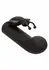 Raven Butterfly Mini Dual Massager - Compact Curved Design, Black