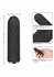 Raven Quilted Seducer Mini Massager, 10 Modes, Waterproof, USB, Black