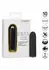Raven Quilted Seducer Mini Massager, 10 Modes, Waterproof, USB, Black
