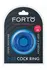 FORTO F-33 21mm C-Ring Medium Blue Liquid Silicone Comfort Fit