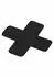 Boundless 2 Nipple Pasties Self-Adhesive X-Shaped Black Set