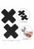 Boundless 2 Nipple Pasties Self-Adhesive X-Shaped Black Set