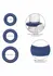 Link Up Ultra Soft Elite комплект силиконови пръстени за пенис, 3 бр.