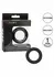 Link Up Ultra Soft Verge Silicone Comfort Support Ring Black