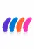 Posh Silicone Finger Swirls - Colorful Textured Finger Sleeves Set