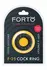 FORTO F-25 23mm Silicone Comfort Ring Black Adjustable Fit