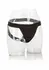 Packer Gear Jock Strap Adjustable Harness with Vibrator Pocket Black
