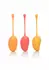 CalExotics Kegel Training Set Mango 3-Piece Silicone Weighted System