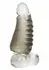 Hot Rod Xtreme Enhancer TPR Sleeve with Ribbed Texture, Transparent