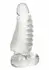 Hot Rod Xtreme Enhancer TPR Sleeve - Ribbed, Oversized, Transparent