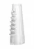 Hot Rod Xtreme Enhancer TPR Sleeve - Ribbed, Oversized, Transparent