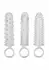 CalExotics Textured Extension Set 3 pcs - Flexible TPE Enhancer Sleeves