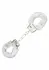 Playful Furry Cuffs Adjustable Faux Fur Metal Restraint System Black
