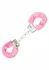 Playful Furry Cuffs Adjustable Faux Fur Metal Restraint System Black