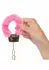 Playful Furry Cuffs Adjustable Faux Fur Metal Restraint System Black