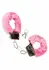 Playful Furry Cuffs Adjustable Faux Fur Metal Restraint System Black
