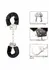 Playful Furry Cuffs Adjustable Metal Handcuffs with Faux Fur Covering