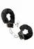 Playful Furry Cuffs Adjustable Metal Handcuffs with Faux Fur Covering