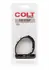 COLT Leather C/B Strap 5-Snap Adjustable Black Leather Support Ring
