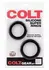 COLT Silicone Super Rings Set - Premium Stretchable Black Rings