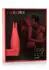 CalExotics Red Hot Flare Dual-Tip Silicone Massager, Rechargeable, Red