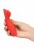 Red Hot Blaze компактен силиконов вибратор, червен