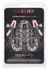CalExotics Crystal Chain Adjustable Nipple Clamps with Silica Crystals