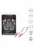 CalExotics Crystal Chain Adjustable Nipple Clamps with Silica Crystals