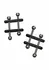 CalExotics Crossbar Nipple Vices Adjustable Clamp System Metal
