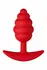 FORTO F-83 SPIR PLUG RED Medium Silicone Ribbed Model