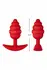 FORTO F-83 SPIR PLUG RED Medium Silicone Ribbed Model