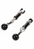 CalExotics Weighted Twist Adjustable Nipple Clamps with Swinging Weights