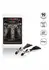 CalExotics Playful Tassels Adjustable Nipple Clamps Black 716770091888