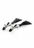 CalExotics Playful Tassels Adjustable Nipple Clamps Black 716770091888