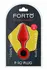 FORTO F-10 Silicone Plug Small Red with Pull Ring - Premium Flexible Design