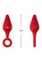 FORTO F-10 Silicone Plug Small Red with Pull Ring - Premium Flexible Design