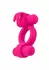 CalExotics Rechargeable Rockin Rabbit Silicone Couples Ring 12 Modes