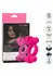 CalExotics Rechargeable Rockin Rabbit Silicone Couples Ring 12 Modes